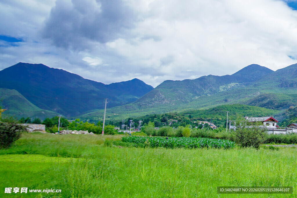 田园山野风光美景