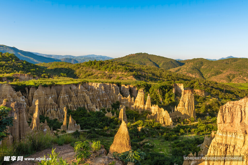 壮丽土林景观