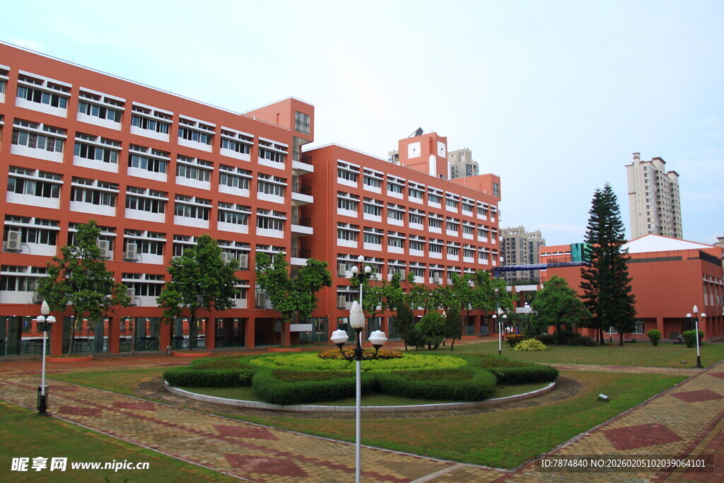 校园教学楼景观