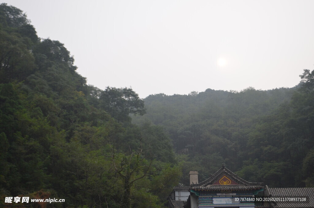 泰山山林间的隐秘小屋