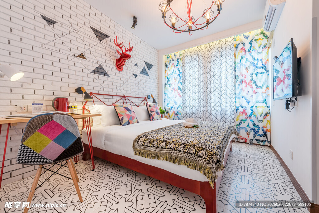 三亚多彩童趣卧室设计