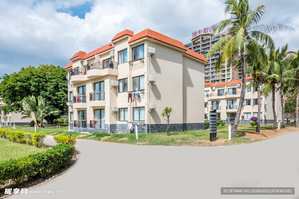 三亚欧式风格多层住宅景观