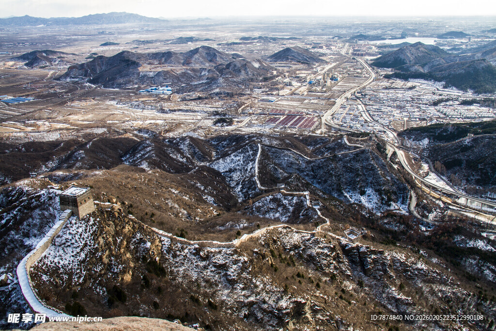 三亚冬日长城俯瞰壮丽景观
