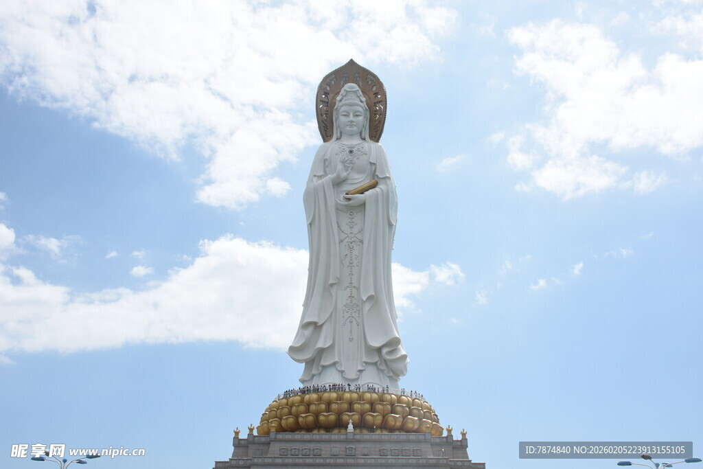 三亚南海观音像 庄严神圣