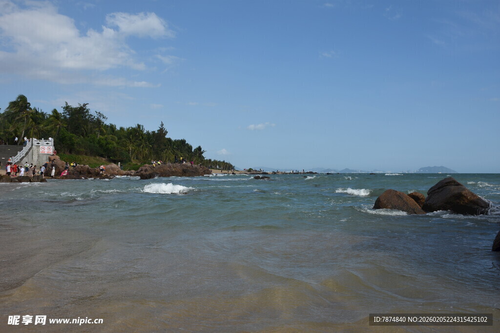 三亚美丽海滨风光