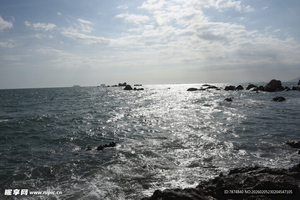 三亚海边日落美景