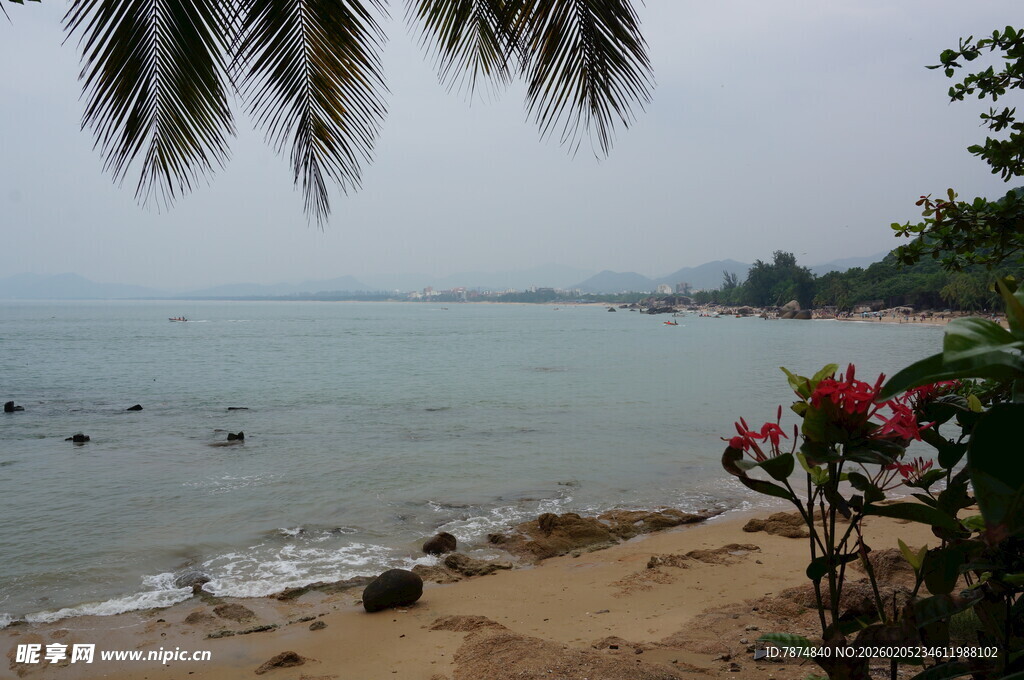 三亚美丽海滨风光