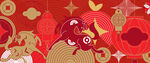 喜庆中国风瑞兽装饰图案