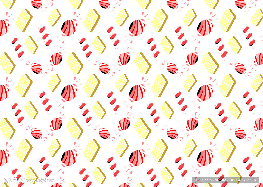糖果图案背景