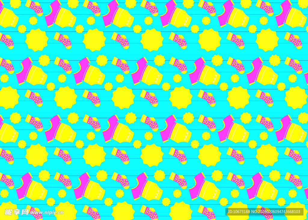 多彩星星图案背景纹理