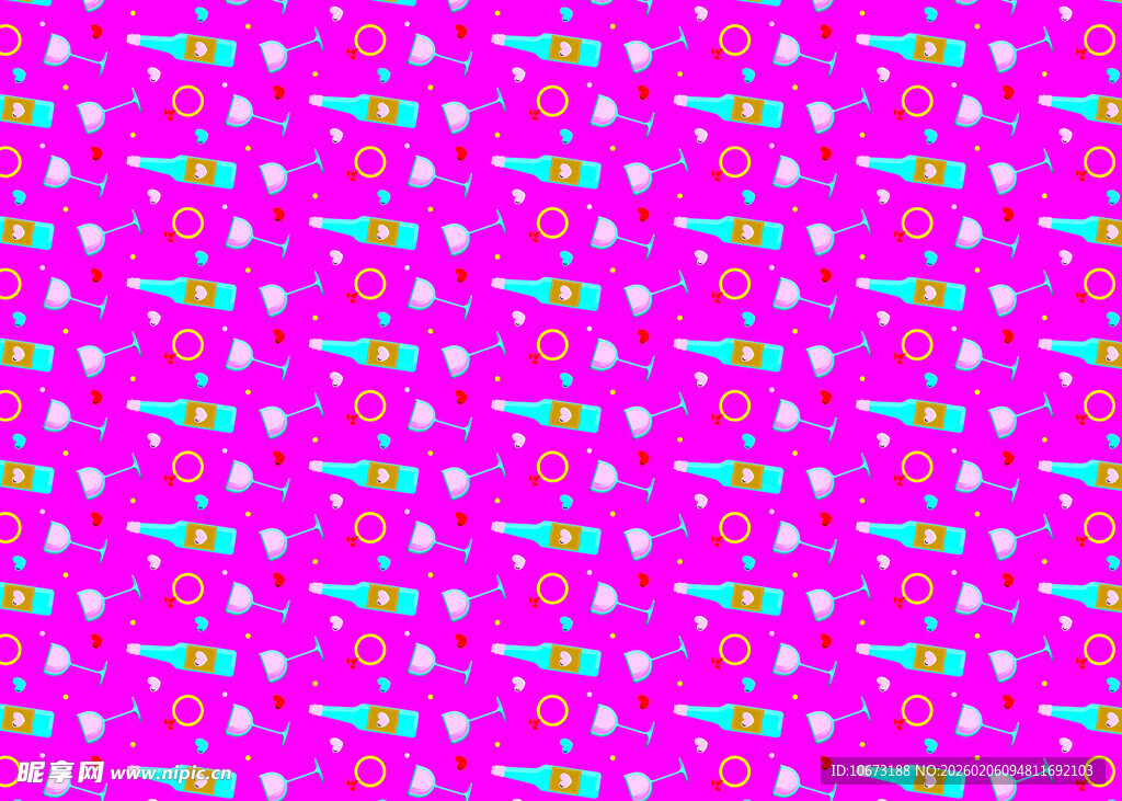 粉色波点图案背景纹理