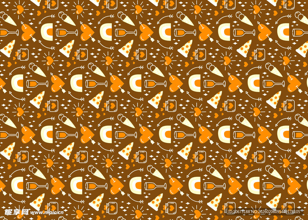 复古风几何图案纹理背景