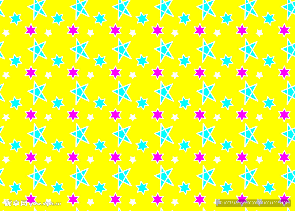 黄色背景多彩图案纹理