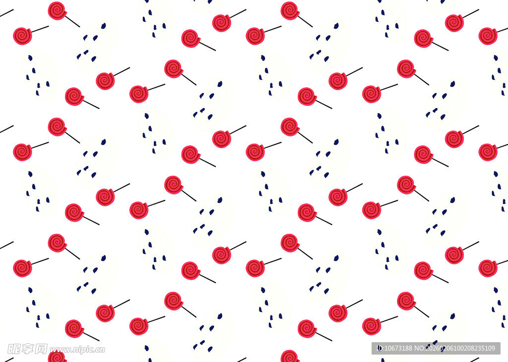 樱桃图案背景纹理