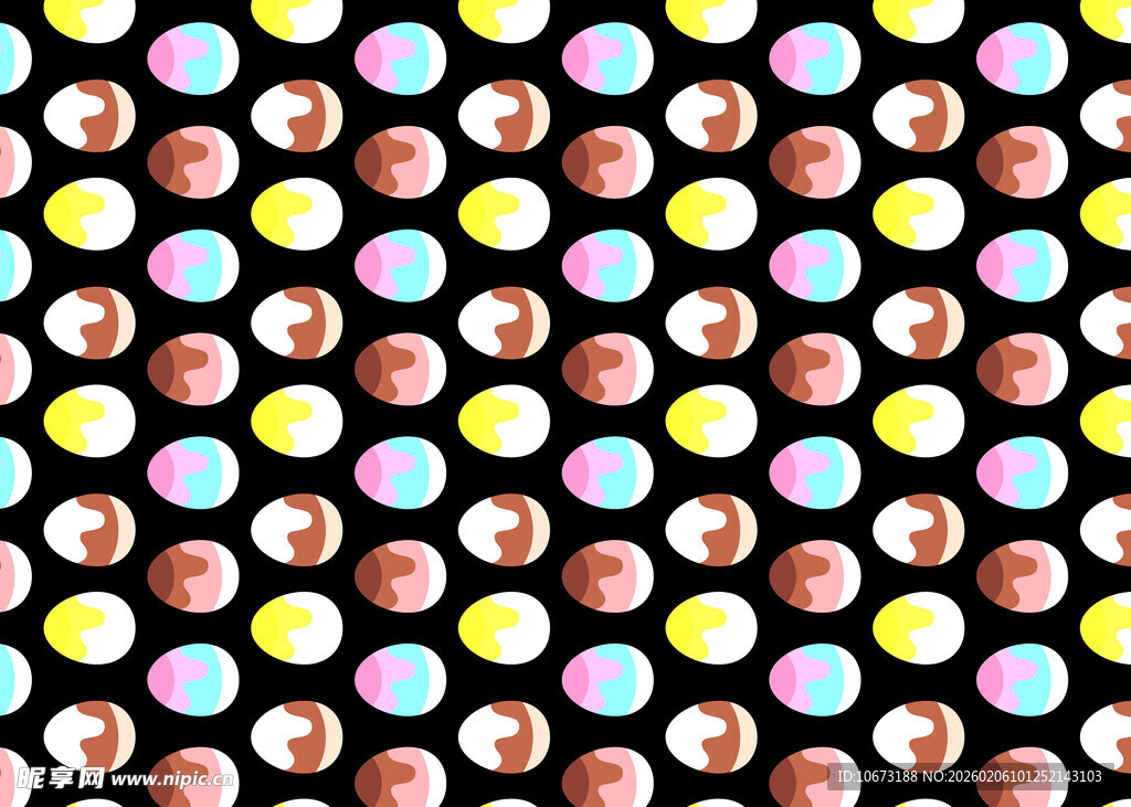 彩色圆点图案背景