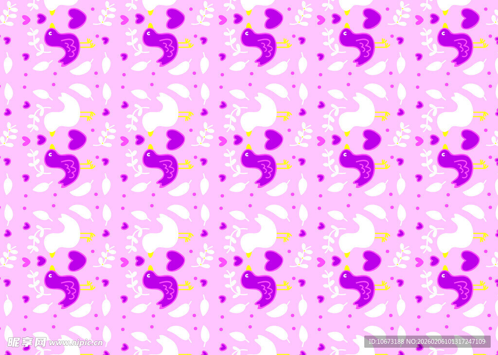 紫色海马图案背景纹理