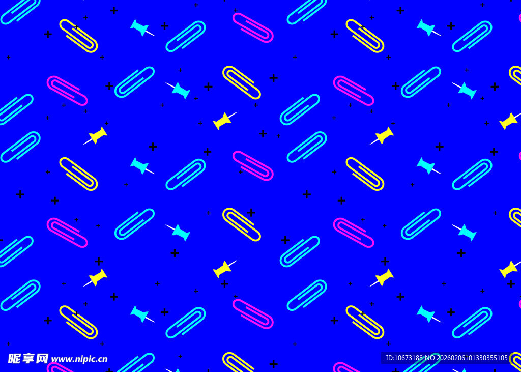 霓虹风格多彩图案背景