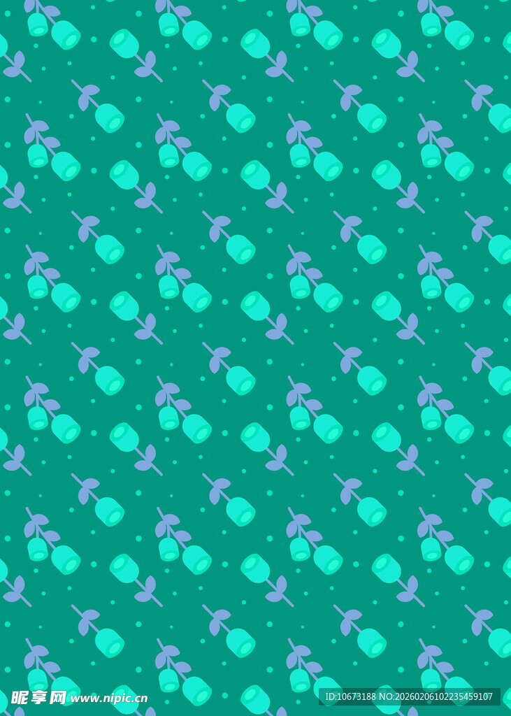 绿色菠萝图案背景纹理