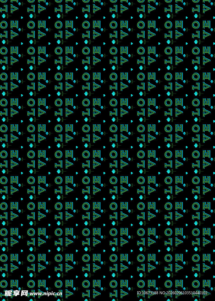 深绿几何图案纹理背景