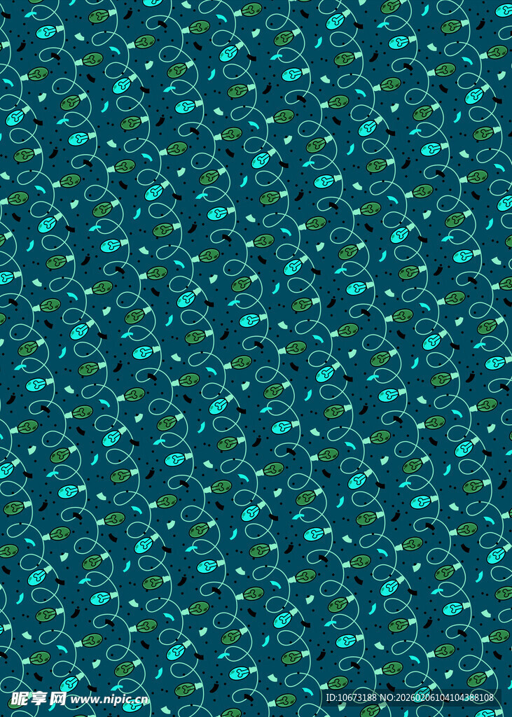 蓝绿色渐变点状纹理背景