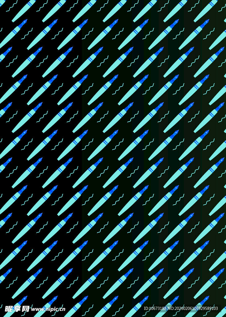 蓝绿斜纹科技感背景纹理