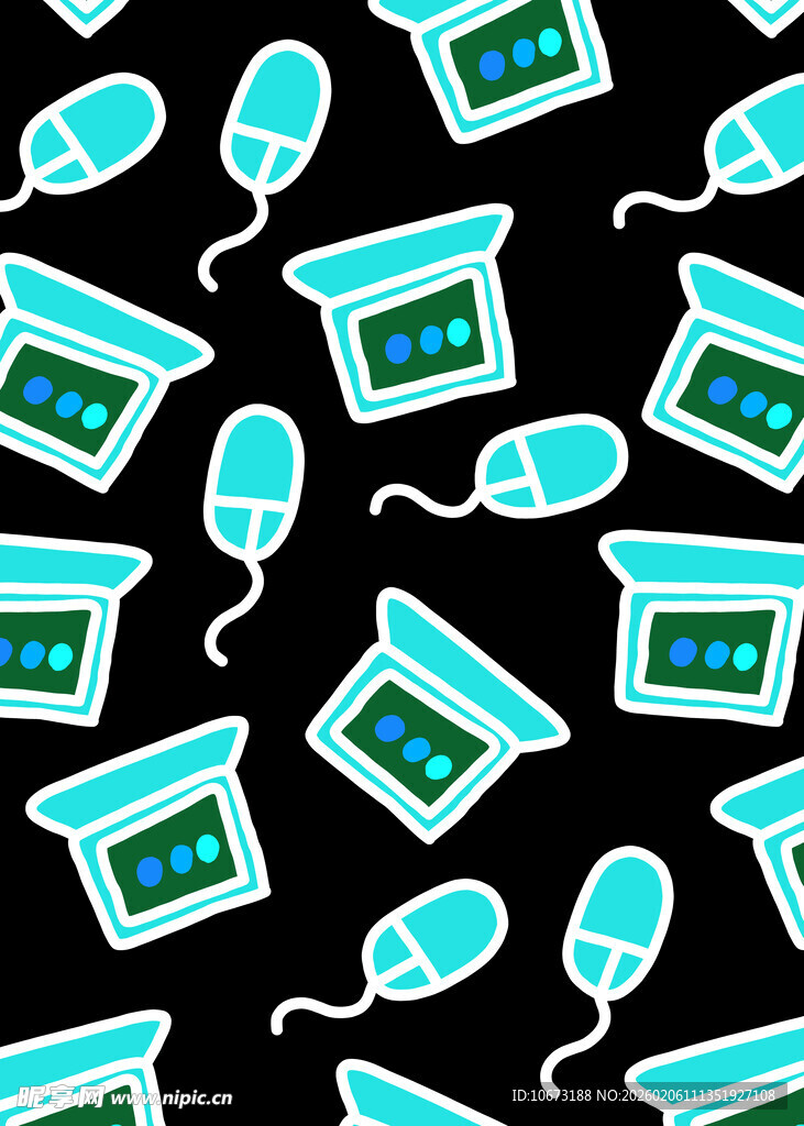 卡通风格避孕套图案设计