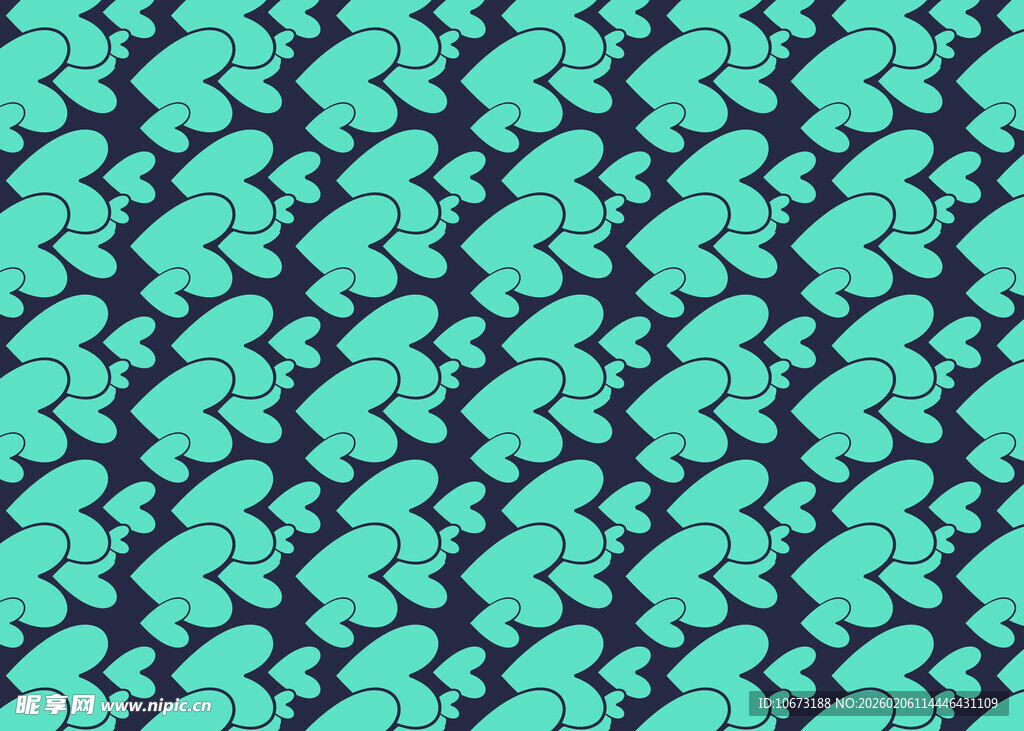 蓝绿交织几何图案纹理