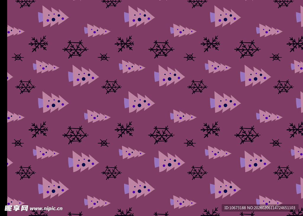 紫色花卉图案背景纹理