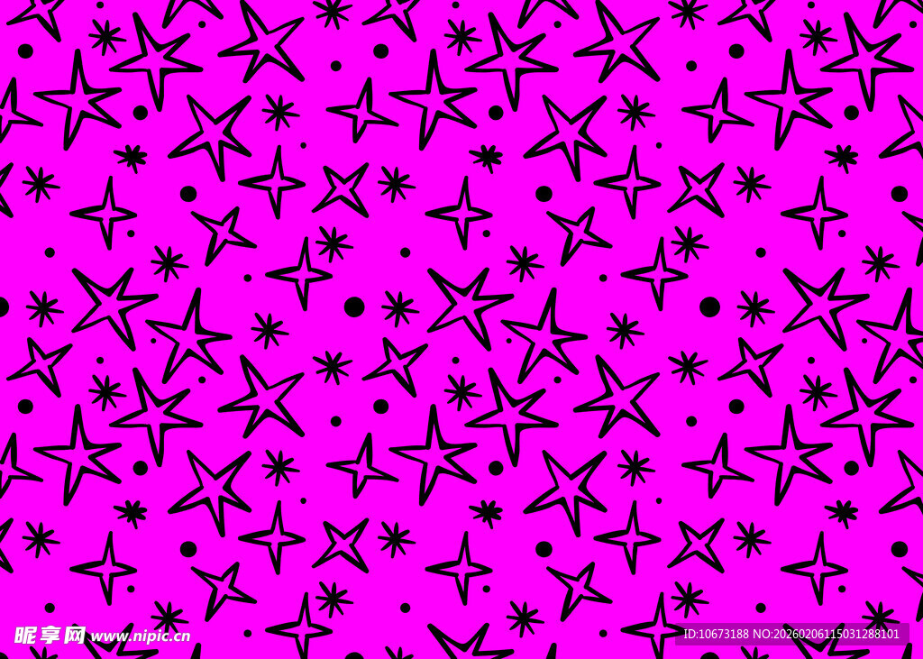 粉色背景星星图案纹理