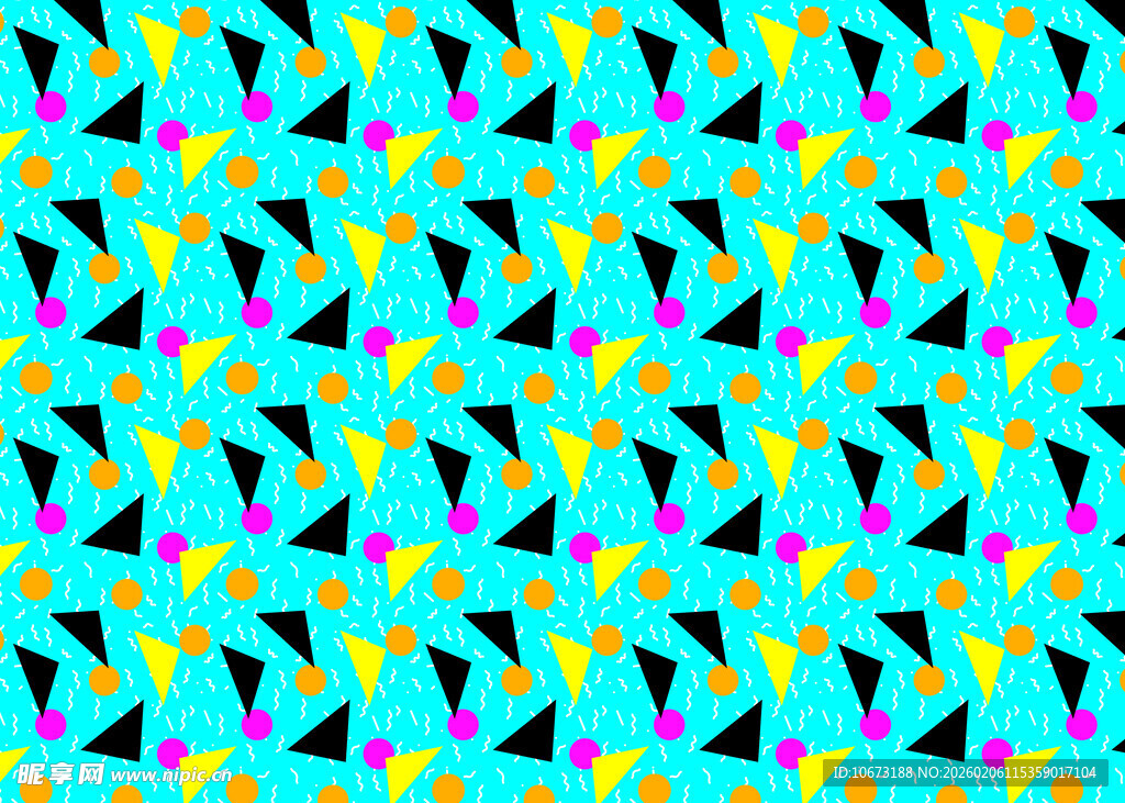 蓝绿几何图案背景纹理