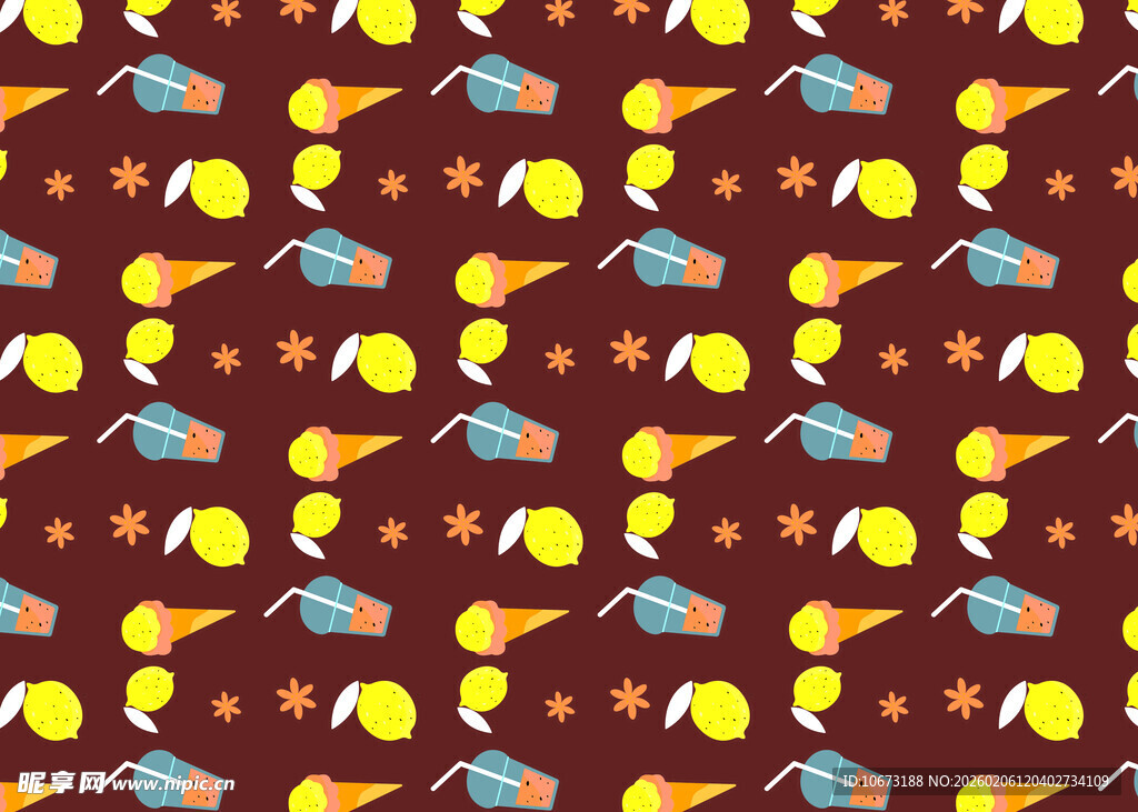 多彩糖果图案背景纹理