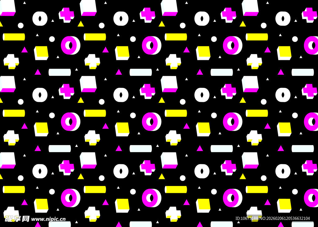 多彩几何图案背景