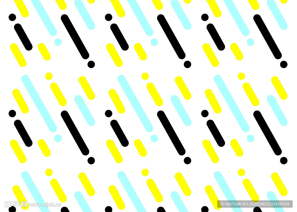 几何线条多彩抽象图案