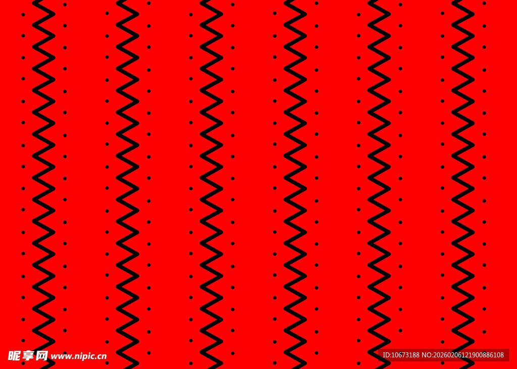 红色波纹条纹图案背景