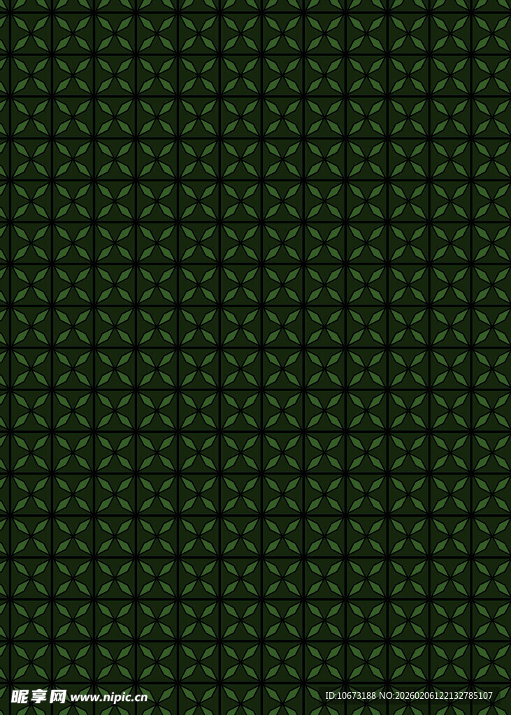 深绿网格纹理背景