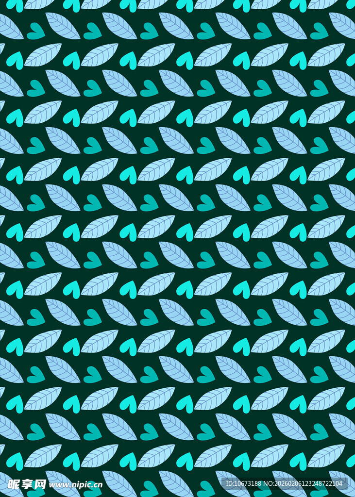 蓝绿交织几何图案纹理