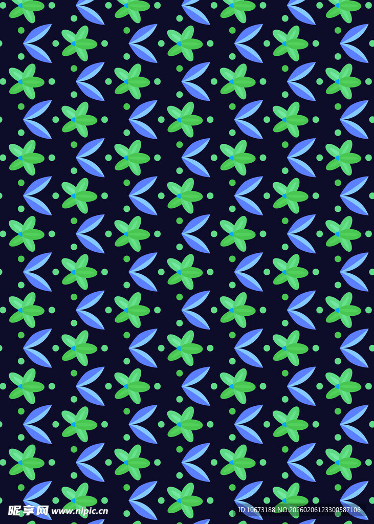 几何星形多彩图案背景