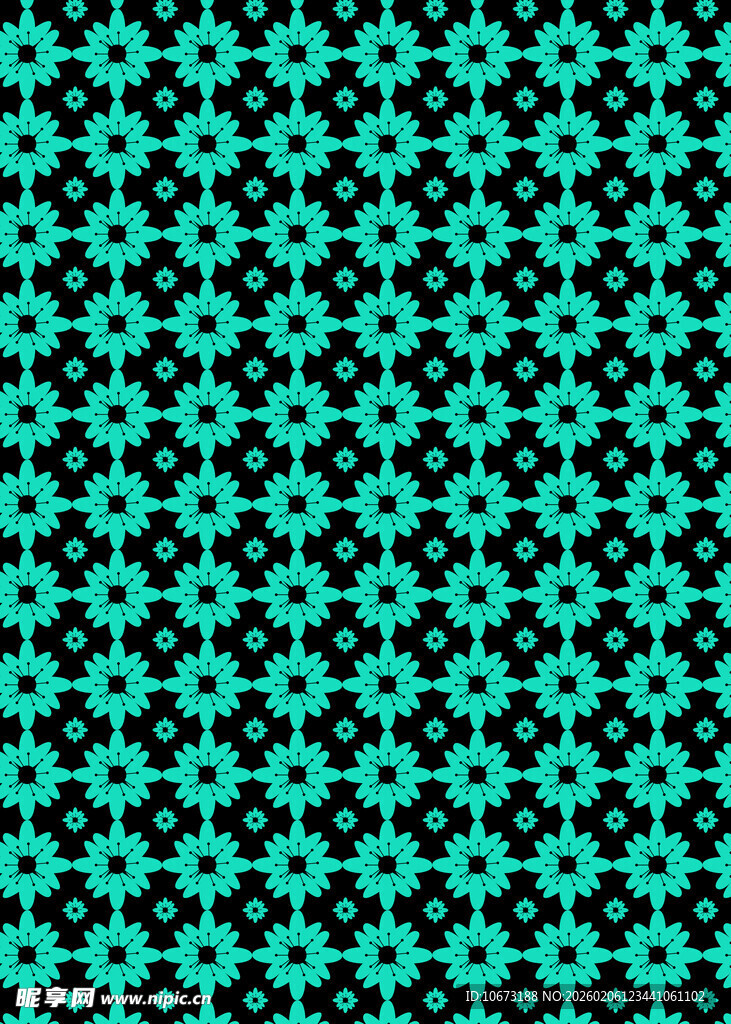 青绿色几何图案纹理背景