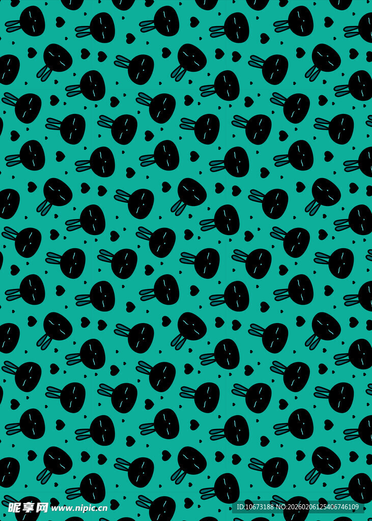 蓝绿色波点图案背景