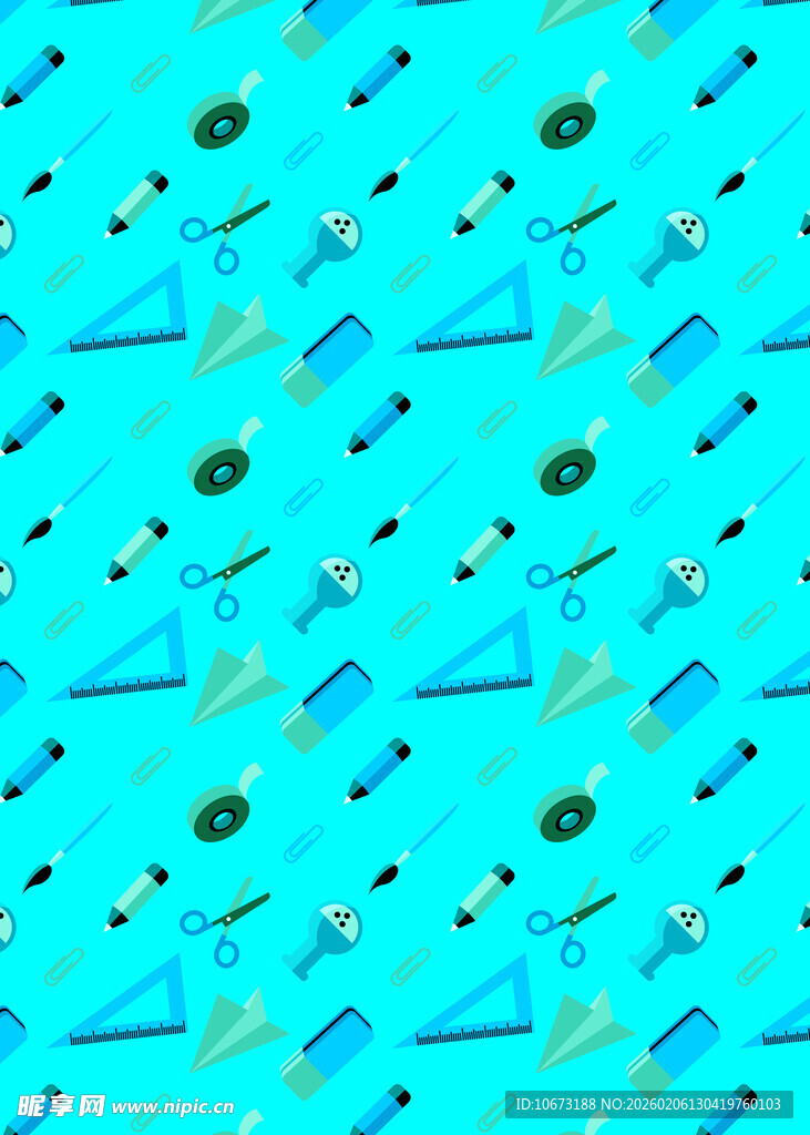 蓝色几何图案背景