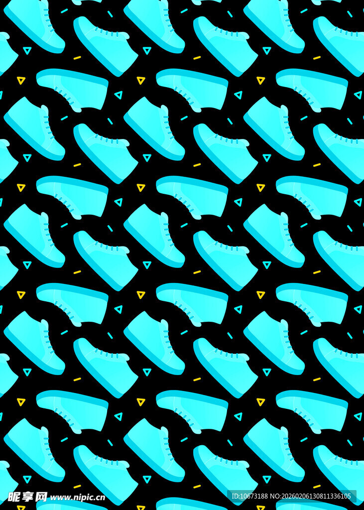 蓝黑几何图案纹理背景