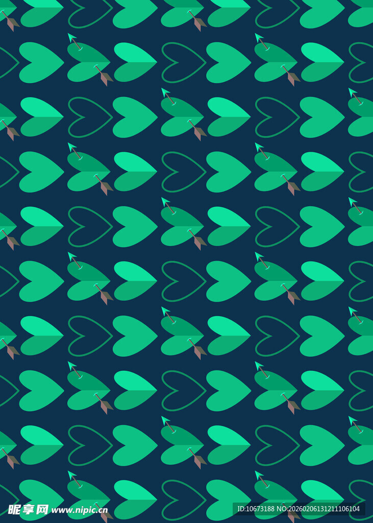 绿色几何图案无缝背景