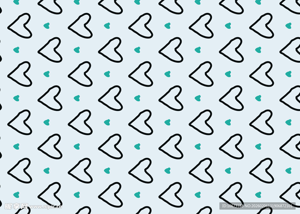 几何线条波点无缝图案