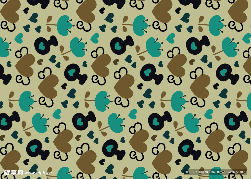 动物图案背景纹理设计