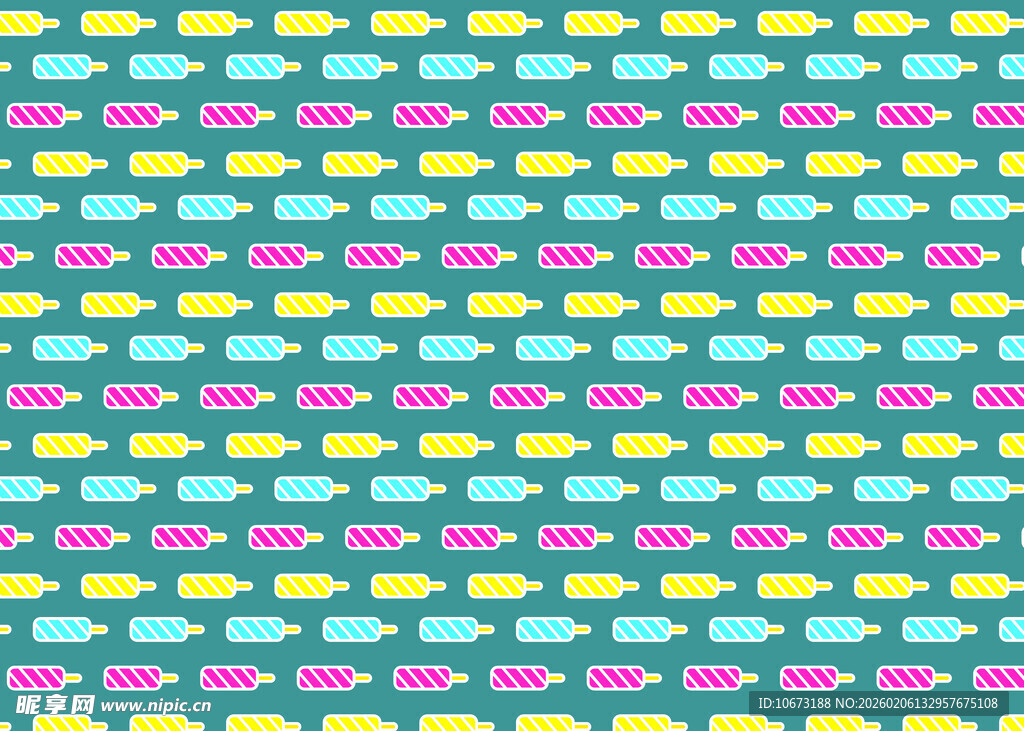 多彩鱼形图案背景纹理