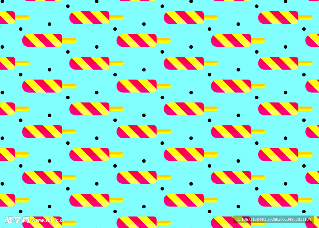 蓝底多彩条纹图案背景