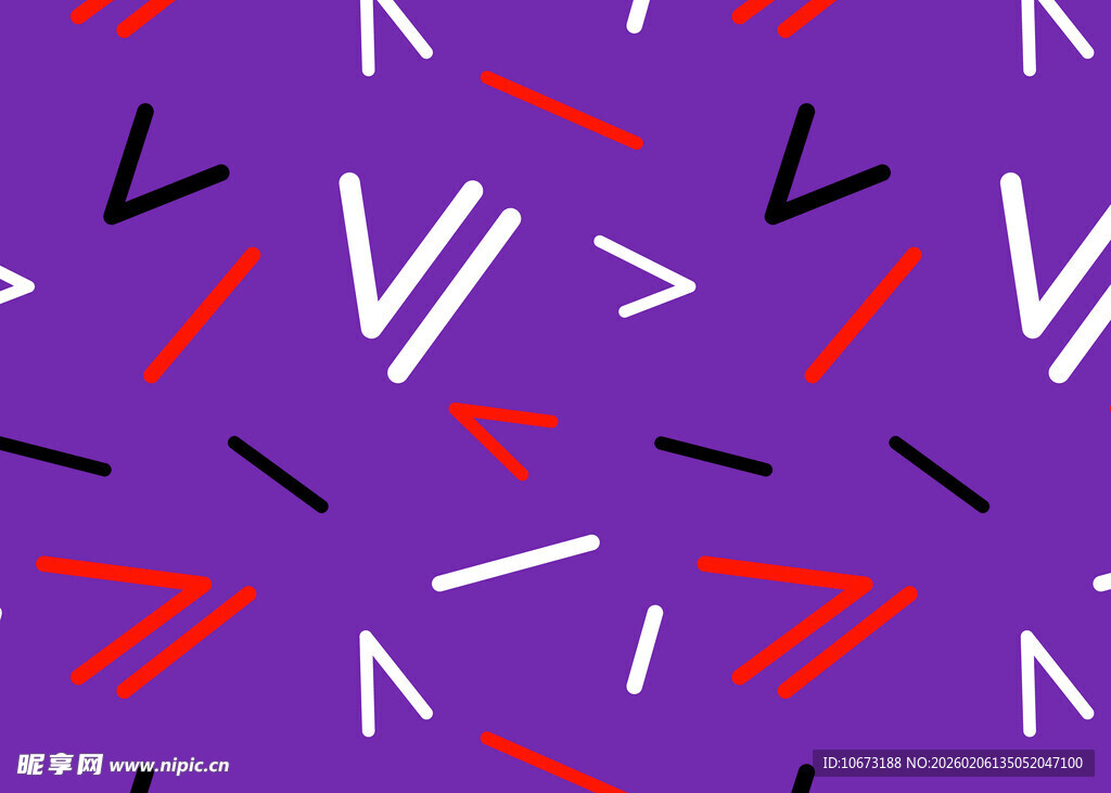 紫色底多彩线条图案背景