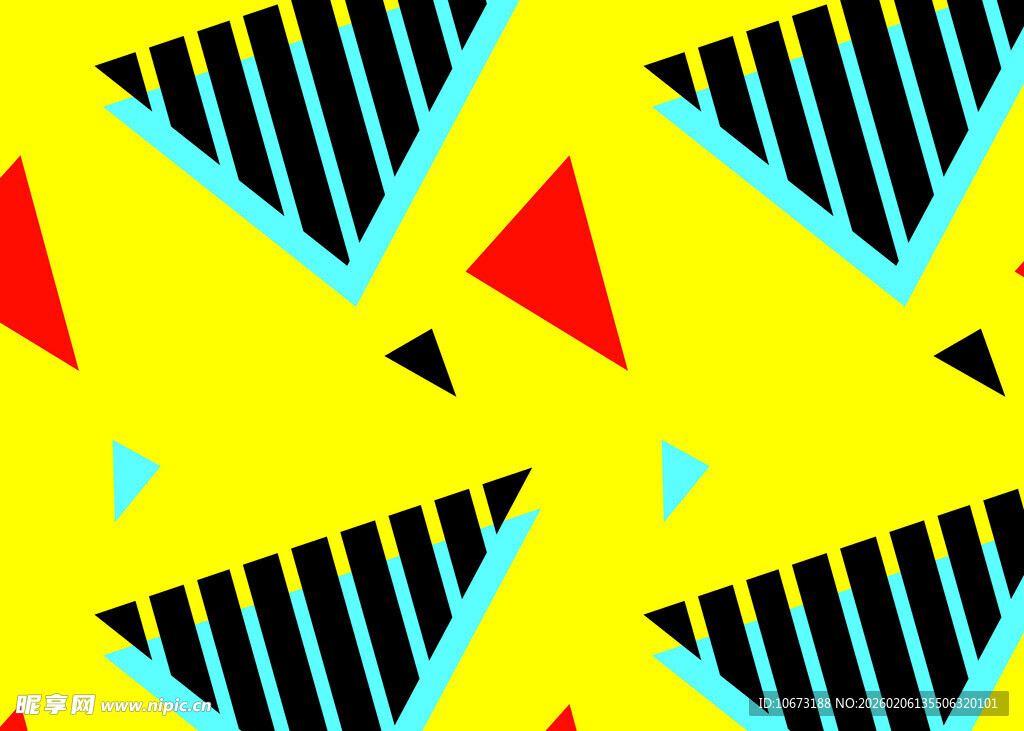 几何三角图案背景