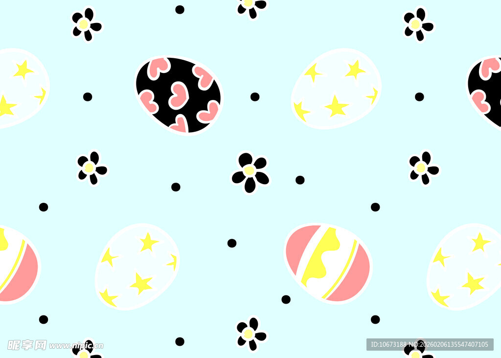 多彩波点图案背景