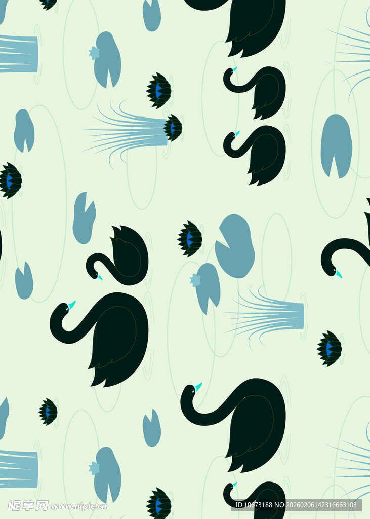 猫咪脚印图案背景纹理